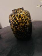 Cheetah vaas ., Ophalen of Verzenden, Zo goed als nieuw, Glas, Minder dan 50 cm