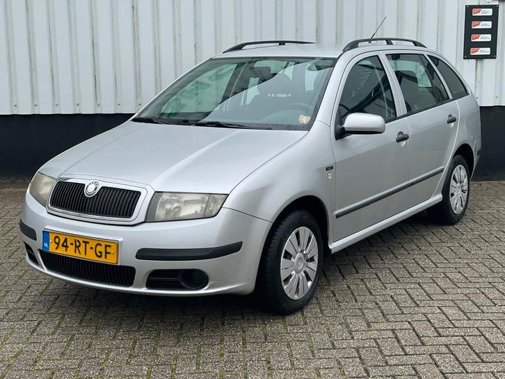 Skoda Fabia 1.4 Combi 55KW 2005 Grijs, Auto's, Skoda, Bedrijf, Fabia, Airconditioning, Cruise Control, Benzine, C, Stationwagon