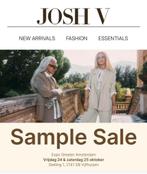 Josh V sample sale 2x ticket za 25 oktober 2025, Twee personen, Oktober