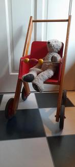 Vintage Houten Poppenbuggy / Wandelwagen, Antiek en Kunst, Curiosa en Brocante, Ophalen