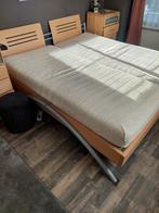 Auping tweepersoonsbed met verstelbaar spiraal, Huis en Inrichting, Slaapkamer | Bedden, Beige, Tweepersoons, Ophalen of Verzenden