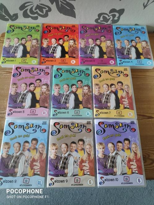 SAMSAM SEIZOEN 1 T/M 10 - DE COMPLETE SERIE, Cd's en Dvd's, Dvd's | Tv en Series, Zo goed als nieuw, Komedie, Boxset, Alle leeftijden