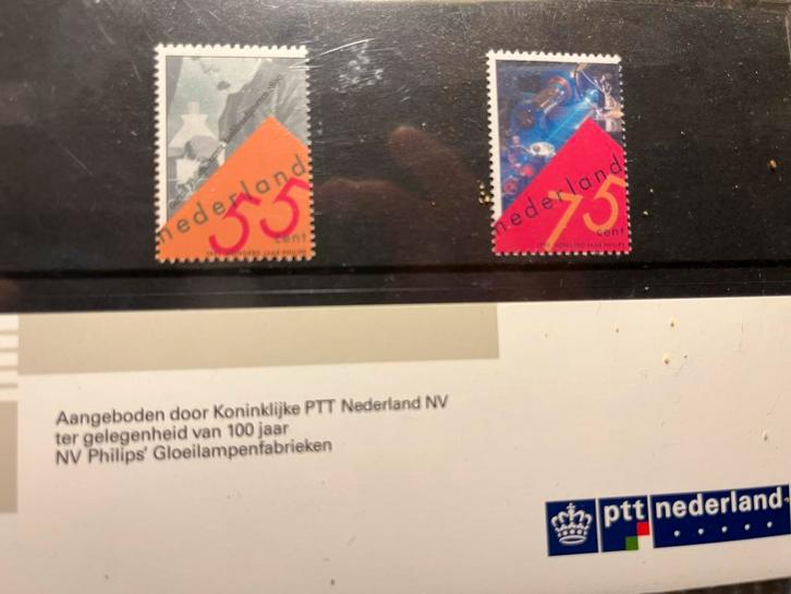 PTT Philips 100 jaar - 1991, Postzegels en Munten, Postzegels | Nederland, Postfris, Na 1940, Ophalen of Verzenden