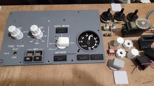 B737 compleet auto brake flaps panel, Computers en Software, Joysticks, Ophalen of Verzenden