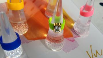 Ring  Fantastic Elastic - zirkonia wit  beschikbaar voor biedingen