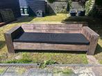 tuinmeubelen / lounge banken en eettafel, Tuin en Terras, Tuinsets en Loungesets, Ophalen, Gebruikt, 6 zitplaatsen, Steigerhout