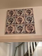 Delfts Blauw Tegeltableau Boerenbond, Antiek en Kunst, Antiek | Wandborden en Tegels, Ophalen of Verzenden