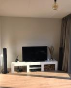 Wit houten tv meubel, Ophalen, Gebruikt