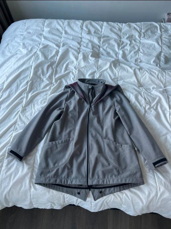 Lennylamb draag/zwangerschapsjas mt 48/50, Kinderen en Baby's, Babydragers en Draagdoeken, Zo goed als nieuw, Overige typen, Buik of Rug