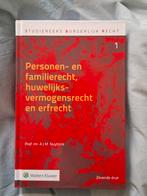 Personen- en familierecht, huwelijksvermogensrecht en erfrec, Sociale wetenschap, Ophalen of Verzenden, Zo goed als nieuw, A.J.M. Nuytinck