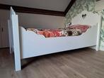Stevig, handgemaakt 1 persoonsbed met lattenbodem, Ophalen, Gebruikt, 90 cm, Eenpersoons