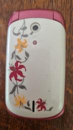 Sagem MY 300C flip mobiele telefoon White/pink instapmodel, Ophalen of Verzenden