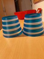 2 Nieuwe Cooper Cappies blauw met wit gestreept voor Fatboy, Huis en Inrichting, Blauw, Rond, Nieuw, Ophalen of Verzenden