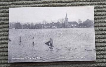 Wartena Friesland Overstroming 1910 Ansichtkaart beschikbaar voor biedingen