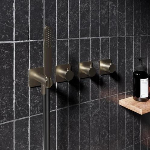 Hotbath Cobber Inbouwkraan + Regendouche Set Gunmetal, Doe-het-zelf en Verbouw, Sanitair, Nieuw, Overige typen, Ophalen of Verzenden
