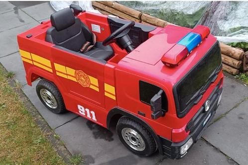 Elektrische kinder auto brandweer auto, Kinderen en Baby's, Speelgoed | Speelgoedvoertuigen, Gebruikt, Afstandsbediening, Ophalen of Verzenden