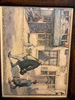 Anton Pieck Tekening 1939 Ingelijst - Gesigneerd en Gedateer, Ophalen