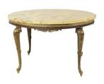 Hollywood regency salontafel, Huis en Inrichting, Tafels | Salontafels, Ophalen, Rond, 50 tot 100 cm, Minder dan 50 cm