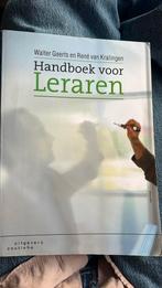 Walter Geerts - Handboek voor leraren, Walter Geerts; René van Kralingen, Sociale wetenschap, Ophalen of Verzenden, Zo goed als nieuw