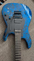 Schecter sunvalley shredder blue reign sustaniac Floyd rose, Muziek en Instrumenten, Snaarinstrumenten | Gitaren | Elektrisch