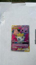 Togepi & Cleffa & Igglybuff GX CSM2cC 164/150 SR  Sun & Moon, Ophalen of Verzenden, Zo goed als nieuw, Losse kaart