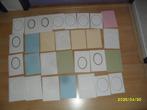 39 Basiskaarten, Goudkleurig karton, diverse kleuren papier, Ophalen of Verzenden, Nieuw, Overige thema's, Blanco kaart of Basiskaart