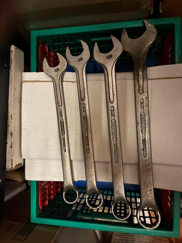 27,30,32,36 gedore B1 steek/ringsleutel steeksleutel, Doe-het-zelf en Verbouw, Gereedschap | Handgereedschap, Zo goed als nieuw