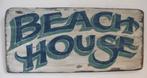 Houten paneel/bord/antiek/Beachhouse/strand/zomer/vintage, Nieuw, Verzenden