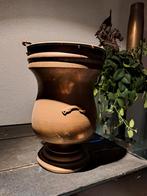 Zwaar Brons / koper wijwatervat 40cm hoog religieus, Verzenden