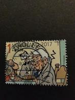 3586c opa en kat 2017 kinderzegel jan kruis, Ophalen of Verzenden