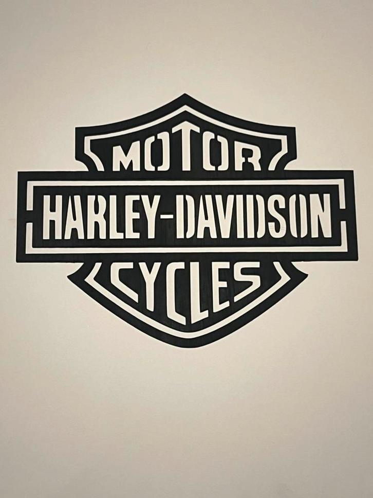 Uit hout gesneden logo , zie advertentie, Motoren, Onderdelen | Harley-Davidson, Nieuw, Ophalen