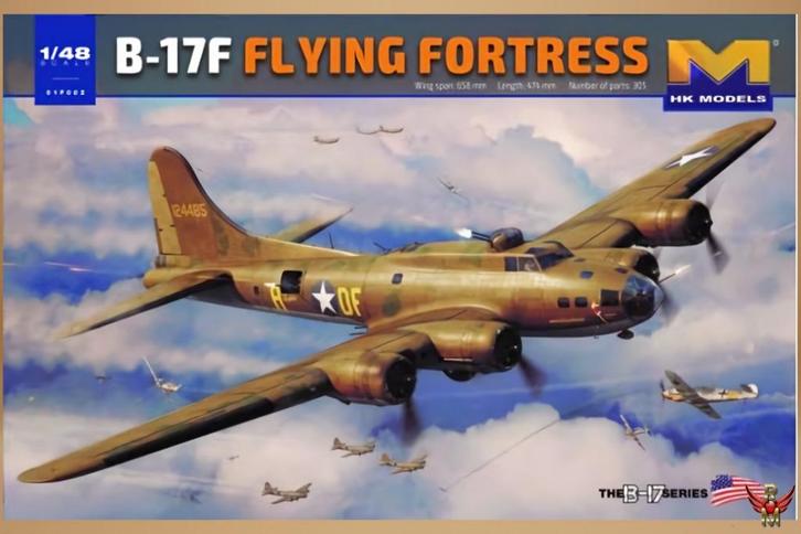 ROWASP | HK Models 1/48 B-17F Flying Fortress, Hobby en Vrije tijd, Modelbouw | Vliegtuigen en Helikopters, Nieuw, Vliegtuig, Groter dan 1:72