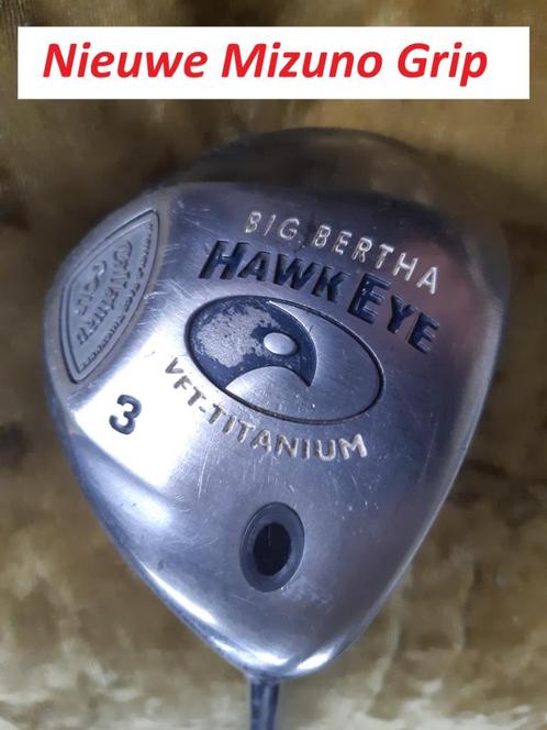 Callaway Big Bertha - HawkEye - houten 3. Met nieuwe Grip, Sport en Fitness, Golf, Gebruikt, Set, Overige merken, Ophalen of Verzenden