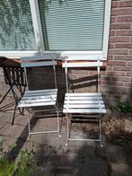 Franse terrasstoeltjes, Tuin en Terras, Tuinmeubel-accessoires, Ophalen of Verzenden, Gebruikt