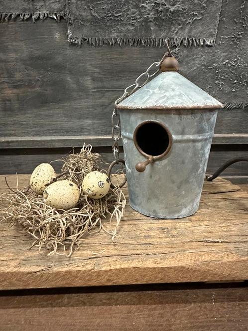 Vogelhuis zink, Tuin en Terras, Vogelhuisjes en Vogelbaden, Nieuw, Ophalen of Verzenden