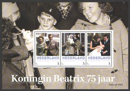 Postzegels Koningin Beatrix 75 jaar (3), Postzegels en Munten, Postzegels | Nederland, Postfris, Na 1940, Ophalen of Verzenden