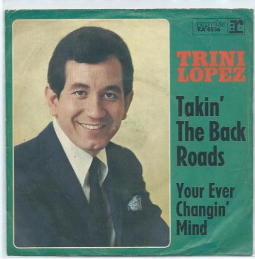 Trini Lopez- Takin' The Back Roads, Cd's en Dvd's, Vinyl Singles, Gebruikt, Pop, Verzenden
