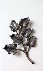 Zilveren broche takje met zes blaadjes 925, Ophalen, Zo goed als nieuw, Zilver, Zilver