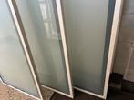 Melkglazen kastdeuren Paxkast, Ophalen, Gebruikt, 25 tot 50 cm, 200 cm of meer