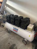 HBM 8 PK - 200 LT Low-noise Air Compressor, Doe-het-zelf en Verbouw, Compressors, Ophalen, Zo goed als nieuw, Minder dan 200 liter/min