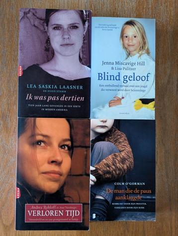 Groot partij van 10 autobiografieën. Zie fotos.IZGS beschikbaar voor biedingen