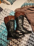 Zwart bruine laarzen jjfw 42 wijde schacht., Kleding | Dames, Schoenen, Ophalen of Verzenden, Zo goed als nieuw, Bruin, Hoge laarzen