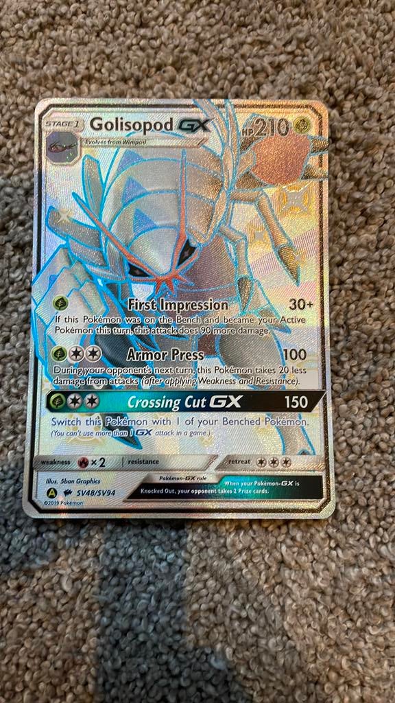 Pokemon GX golisopod, Ophalen of Verzenden, Zo goed als nieuw