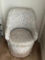 Fauteuil met franjes, Huis en Inrichting, Ophalen of Verzenden, Zo goed als nieuw, 75 tot 100 cm, 50 tot 75 cm