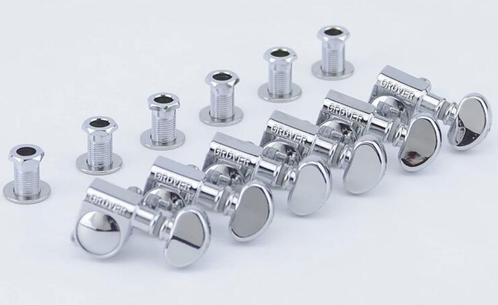 GRATIS VERZENDEN !!! Grover Tuners 6 in lijn GR305C, Muziek en Instrumenten, Instrumenten | Onderdelen, Nieuw, Ophalen of Verzenden