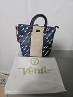 Verde Handtas - Blauw met Vogels, Sieraden, Tassen en Uiterlijk, Tassen | Damestassen, Ophalen of Verzenden, Zo goed als nieuw