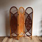 Rotan bamboe kamerscherm vintage, Ophalen, Vintage, Zo goed als nieuw, X