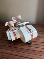 Maileg witte Scooter met zijspan, Kinderen en Baby's, Ophalen of Verzenden, Gebruikt