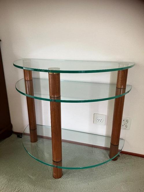 Mooie onbeschadigde side-table. (Br. 80cm., hoogte 70cm.), Huis en Inrichting, Tafels | Sidetables, Zo goed als nieuw, 25 tot 50 cm