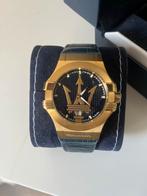 Maserati Horloge - Nette Staat met Doosje, Overige merken, Overige materialen, Leer, Polshorloge